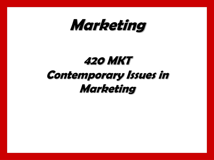 marketing