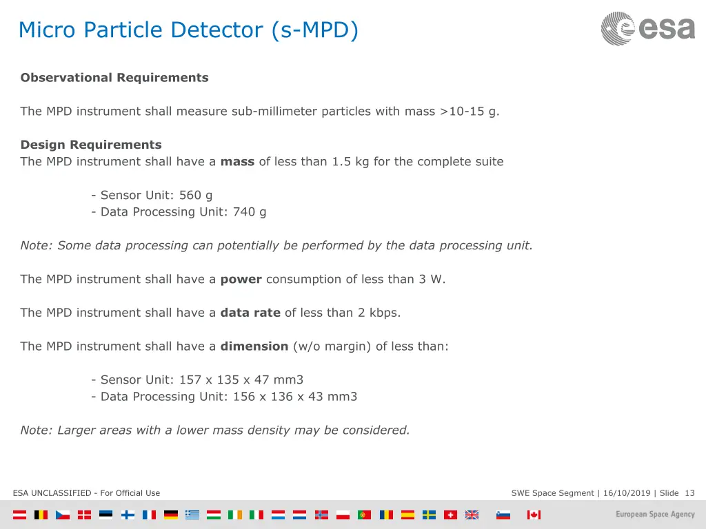 micro particle detector s mpd