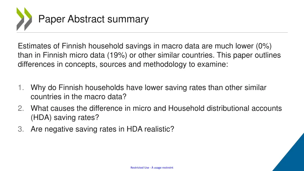 paper abstract summary