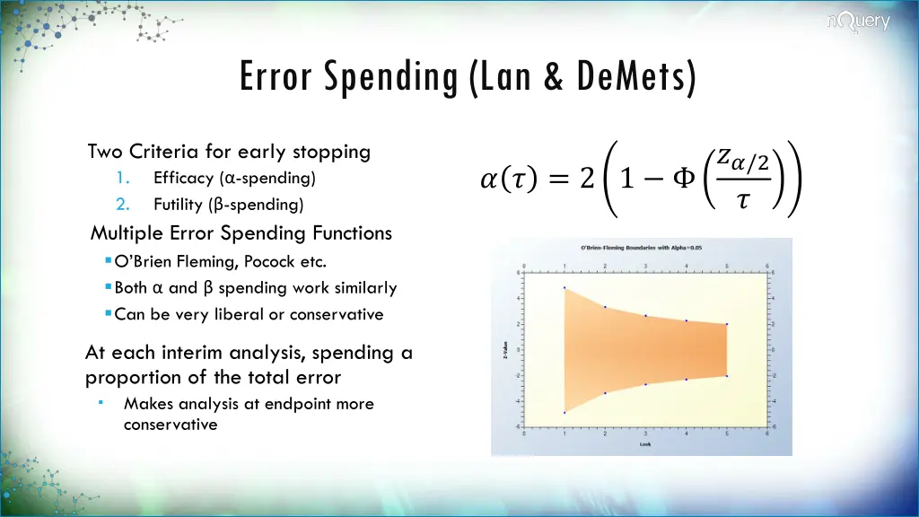 error spending lan demets