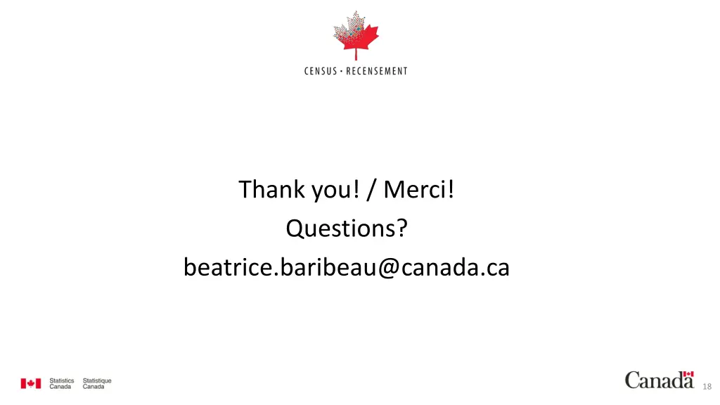 thank you merci questions beatrice