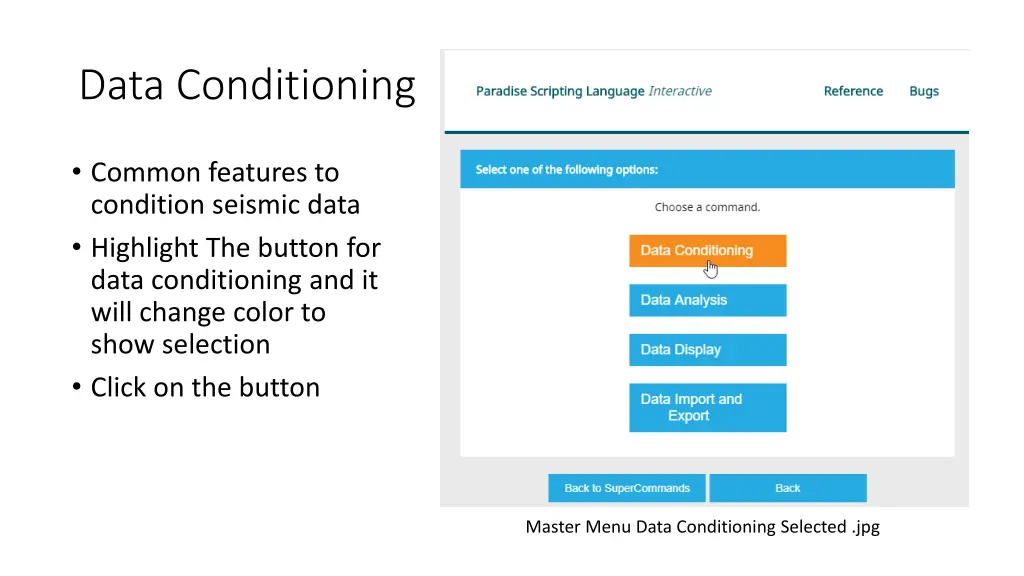 data conditioning
