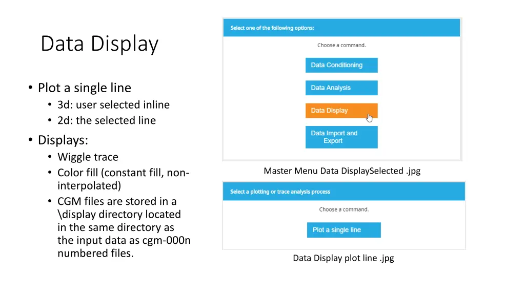 data display