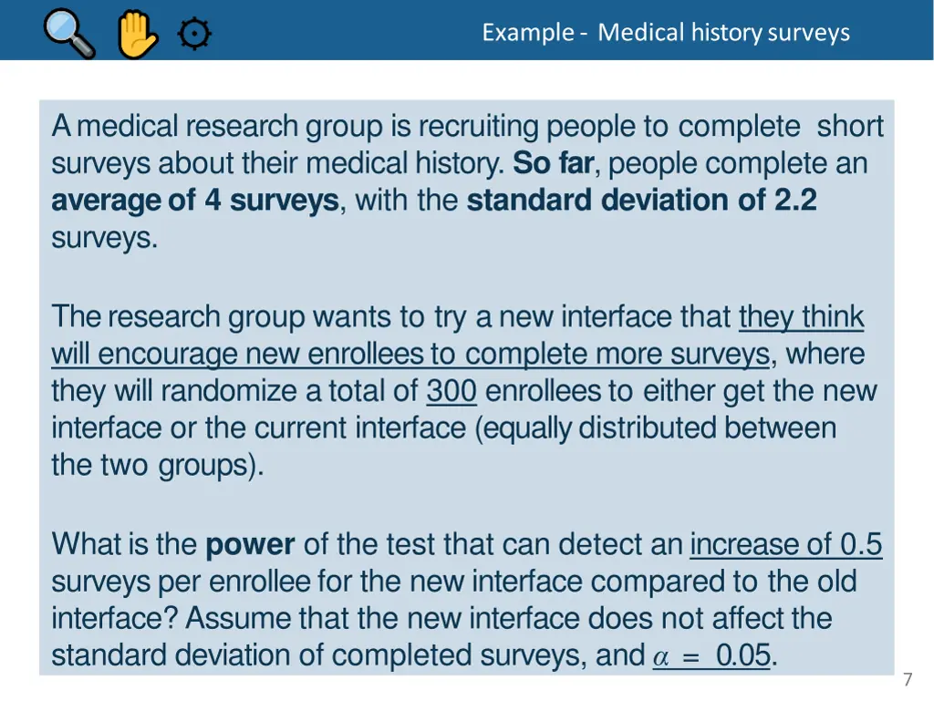 example medical history surveys