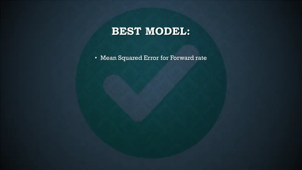 best model 2