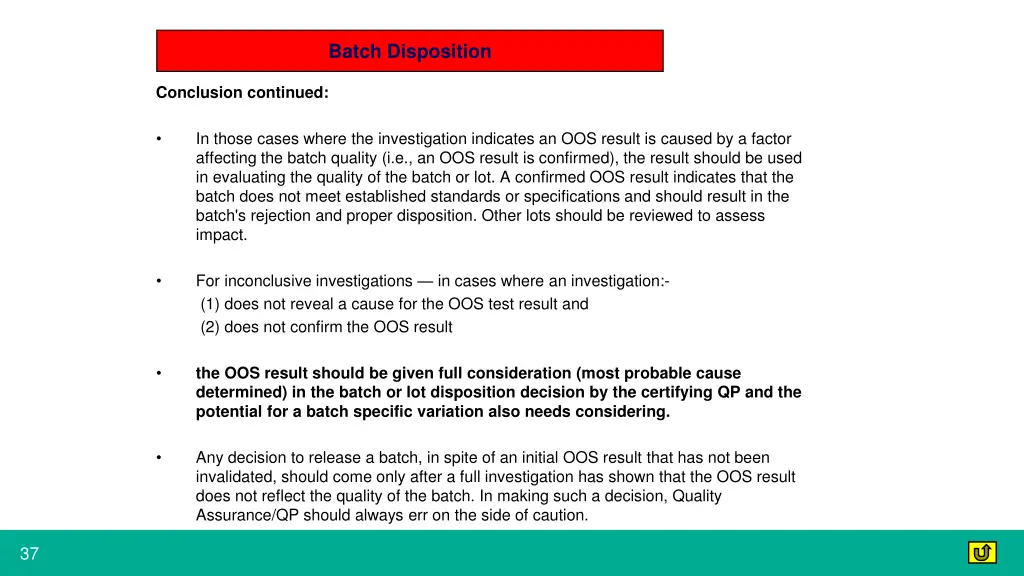 batch disposition 1