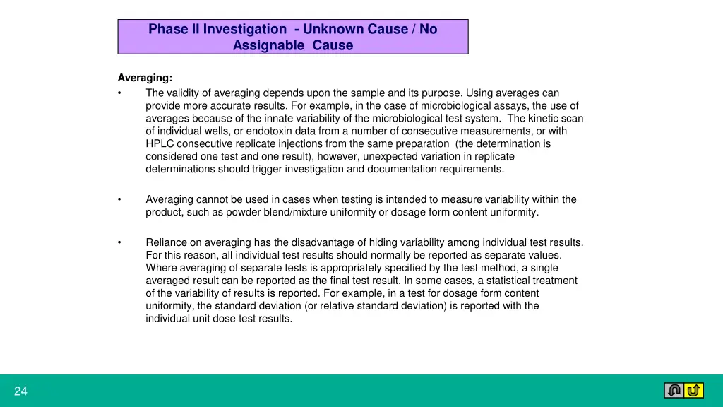 phase ii investigation unknown cause 2