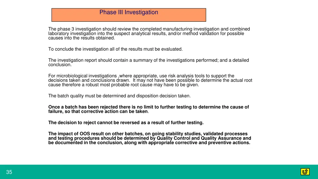 phase iii investigation 1