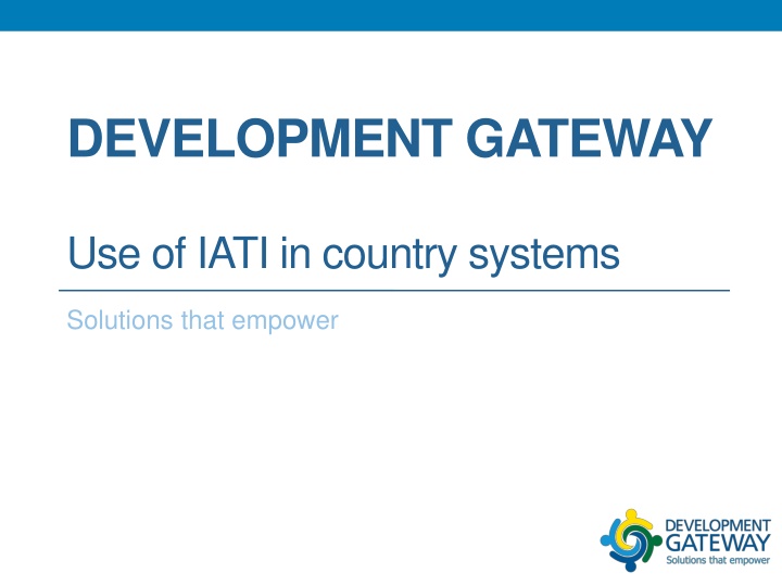 development gateway