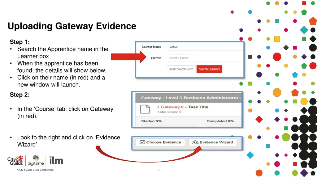 uploading gateway evidence