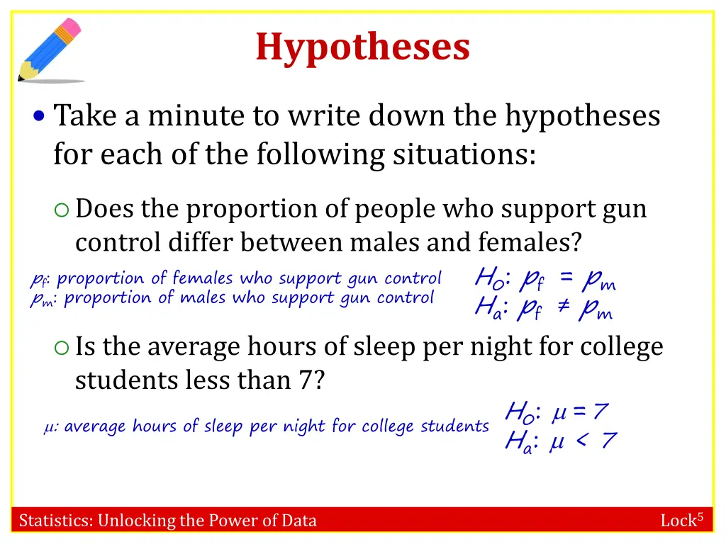 hypotheses