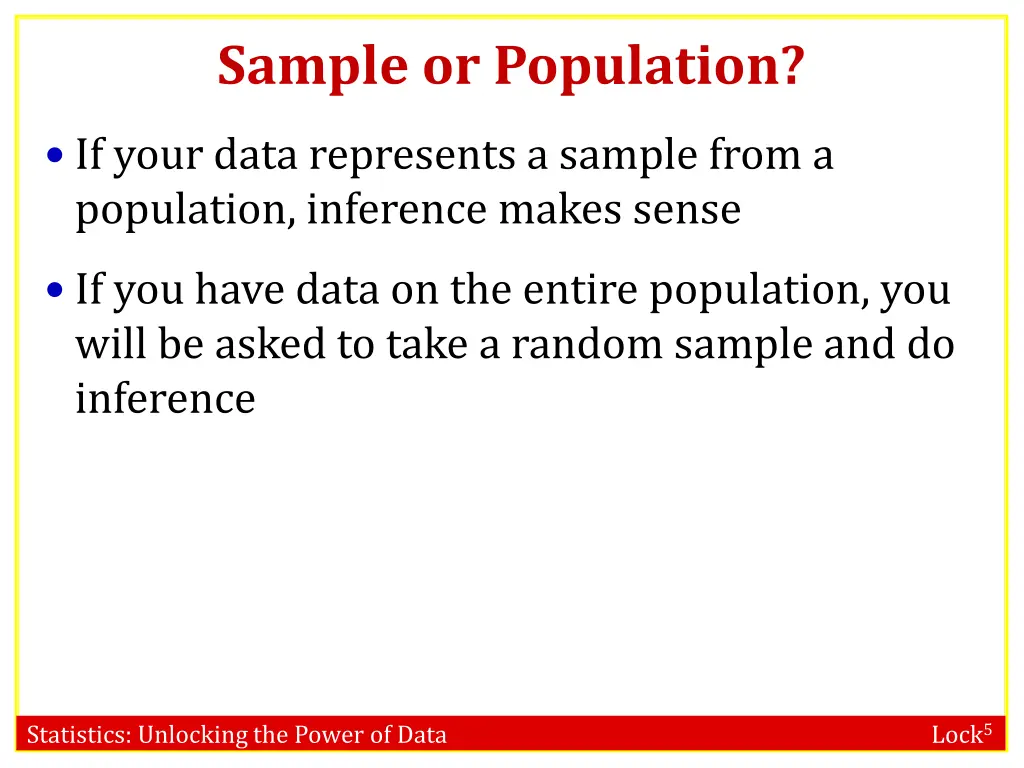 sample or population
