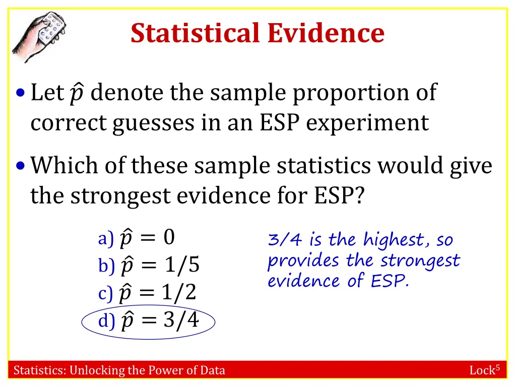 statistical evidence