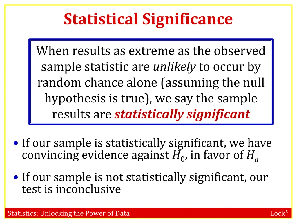 statistical significance