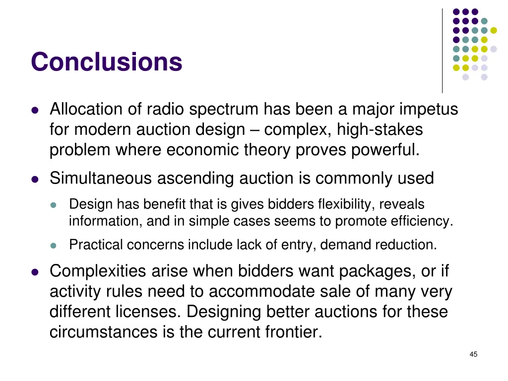 conclusions
