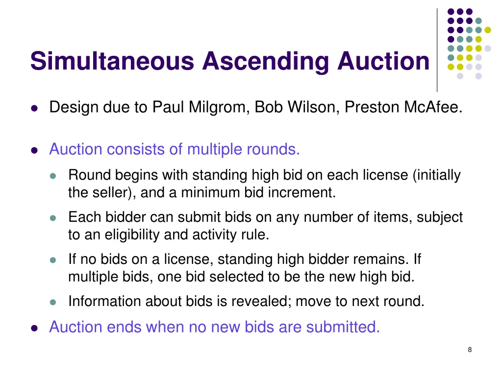 simultaneous ascending auction