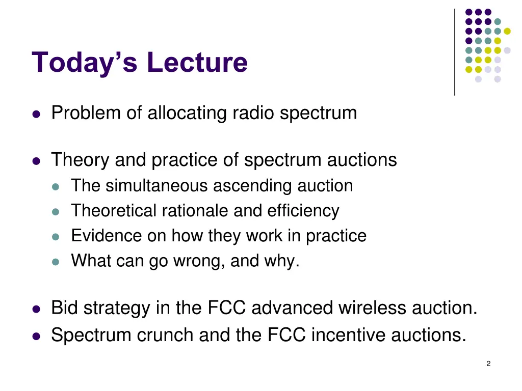today s lecture