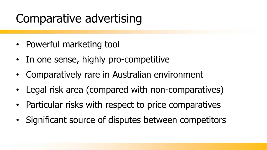 comparative advertising 1