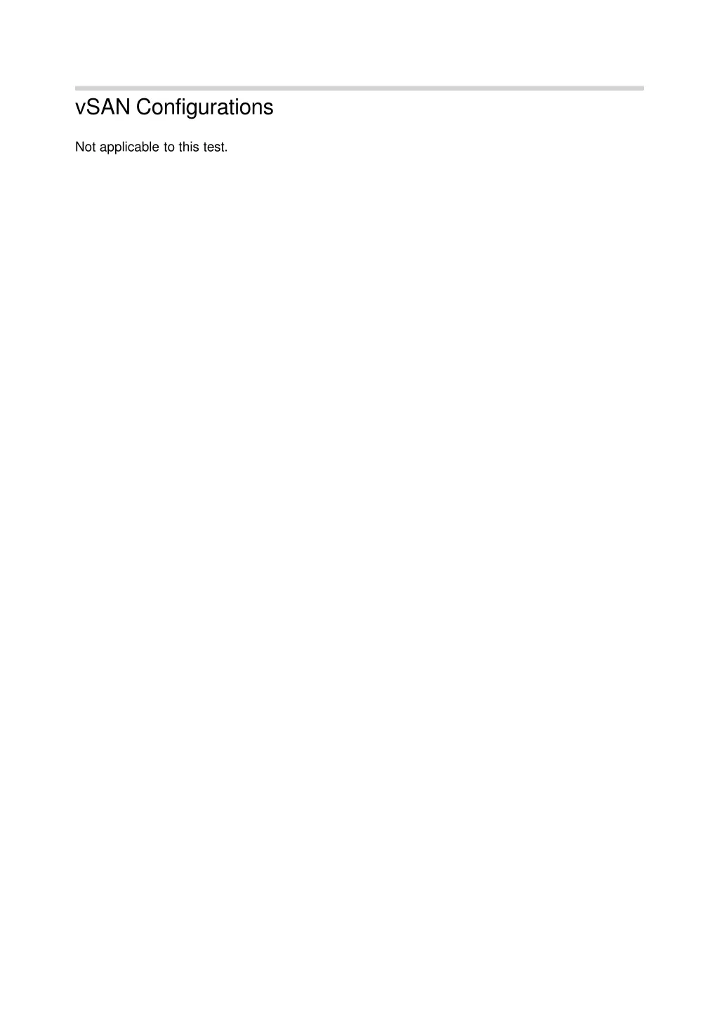 vsan configurations