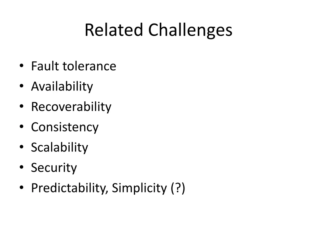 related challenges