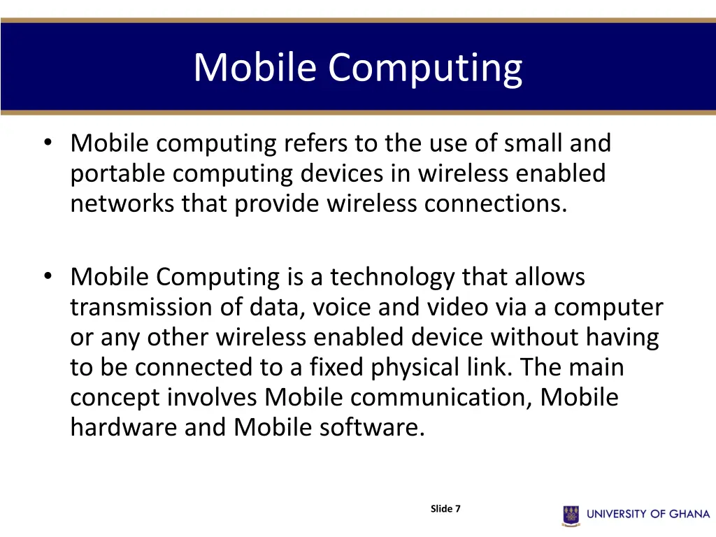 mobile computing