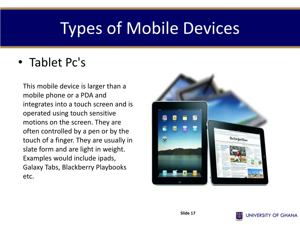 types of mobile devices 5