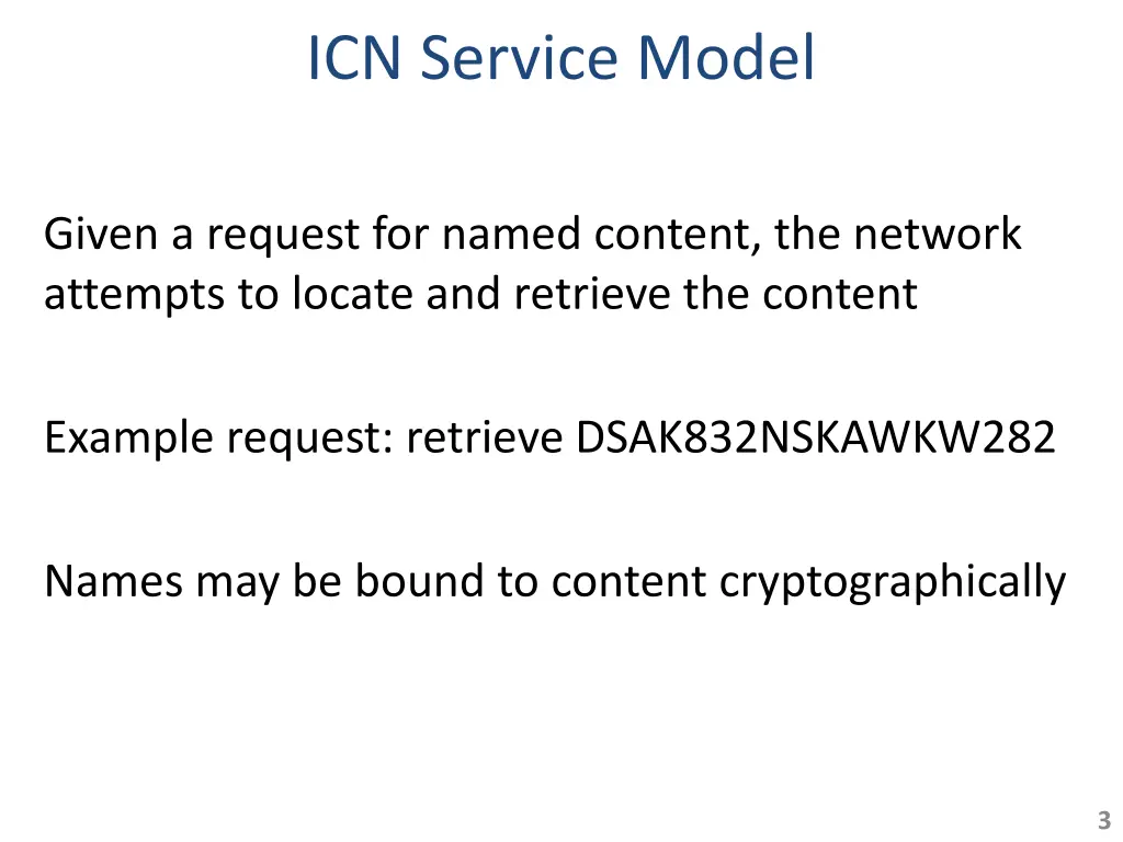 icn service model