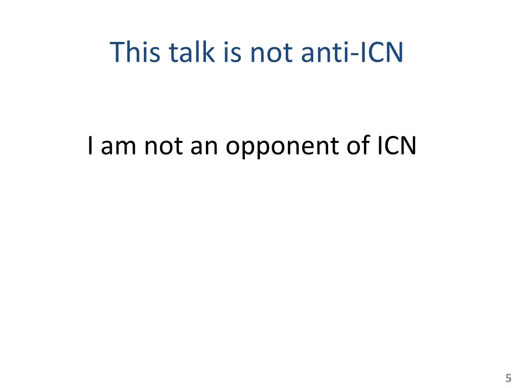 this talk is not anti icn
