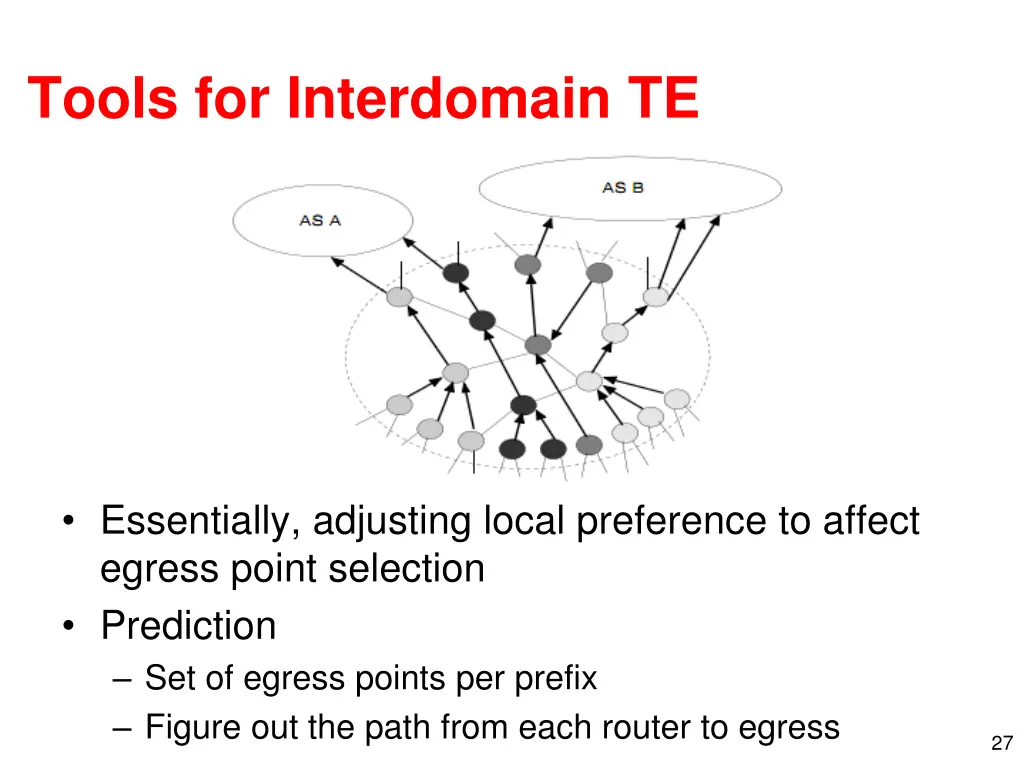 tools for interdomain te