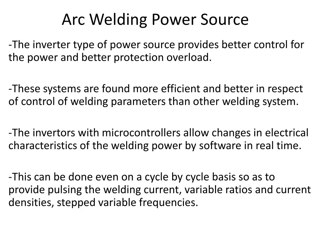 arc welding power source 2