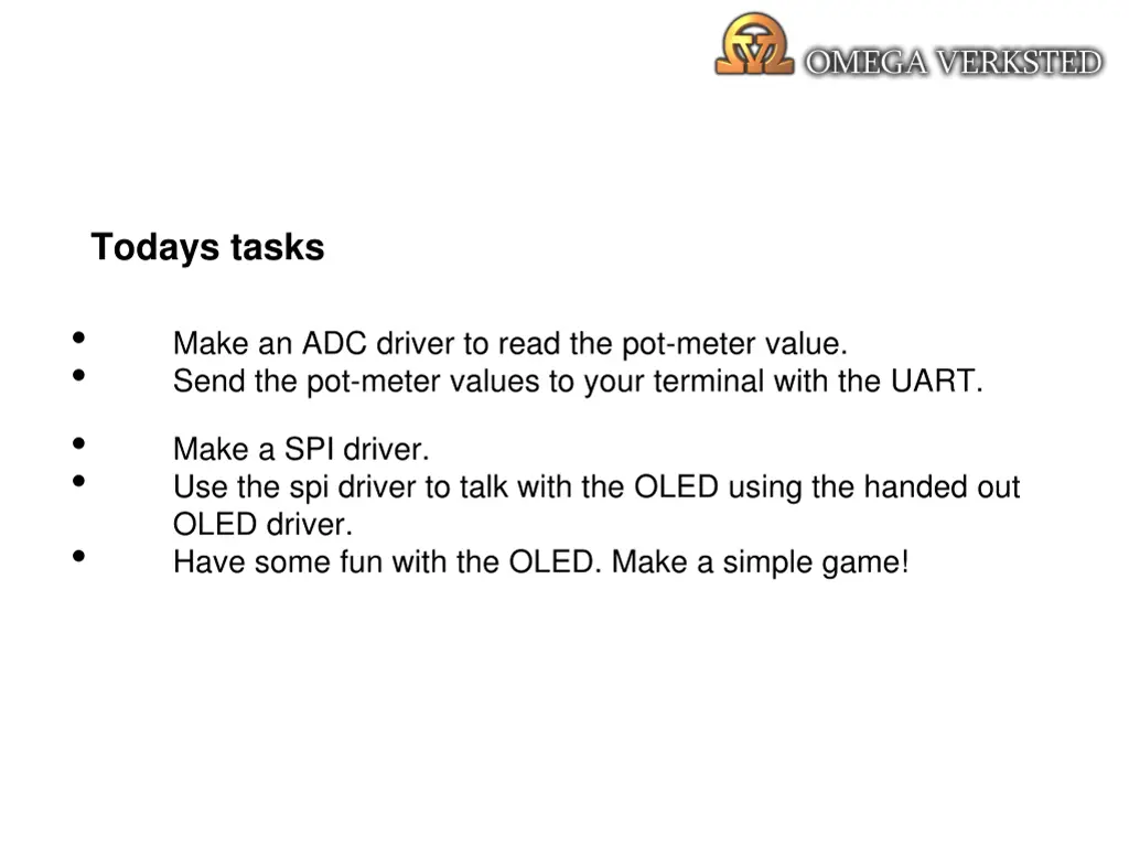 todays tasks