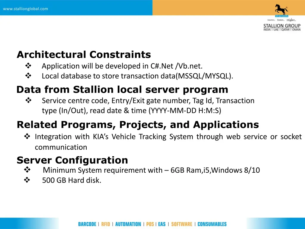 architectural constraints application will