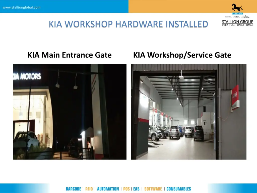 kia workshop hardware installed