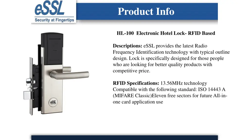 product info