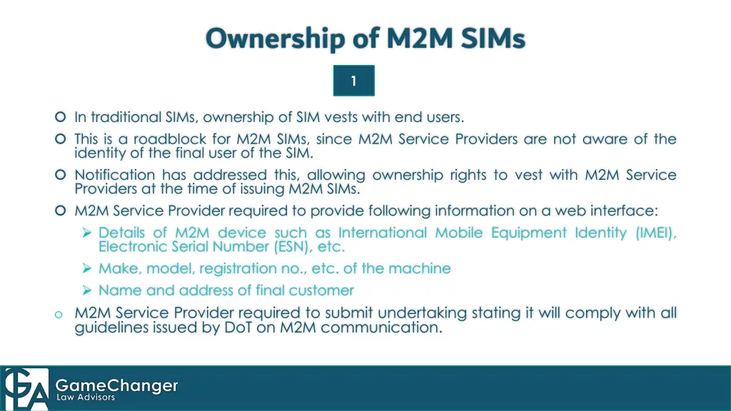 ownership of m2m sims