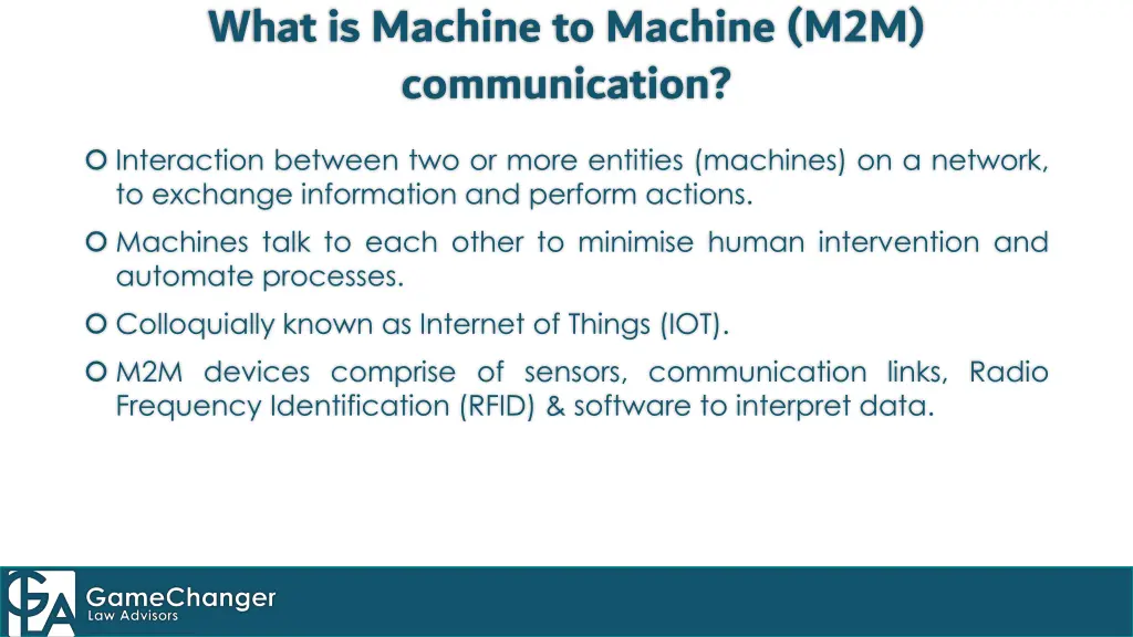 what is machine to machine m2m communication
