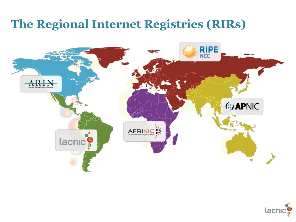 the regional internet registries rirs