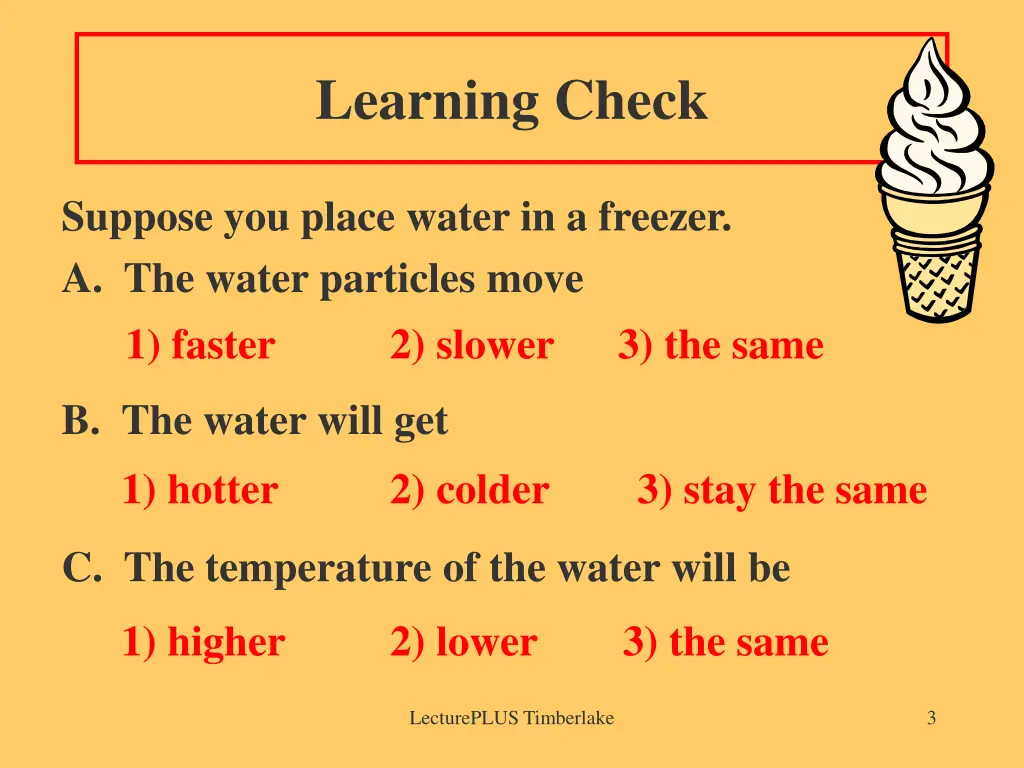 learning check
