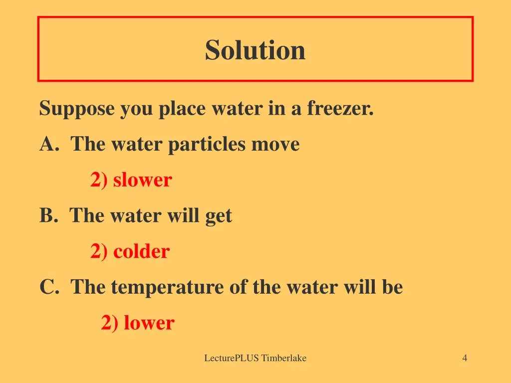 solution
