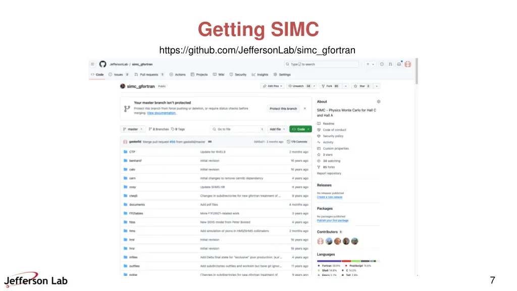 getting simc https github com jeffersonlab simc
