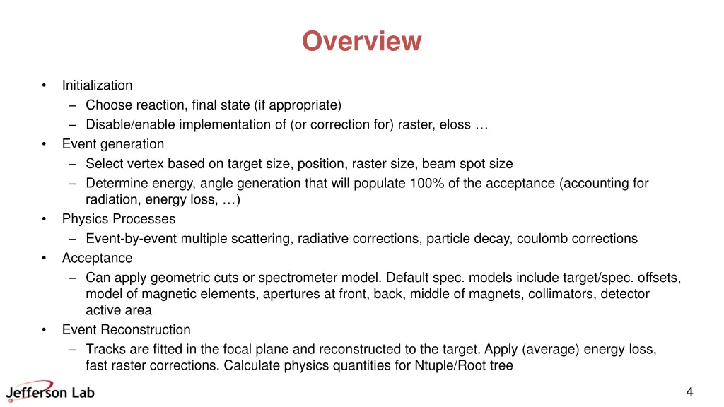 overview