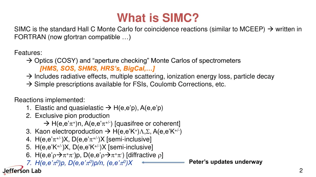 what is simc