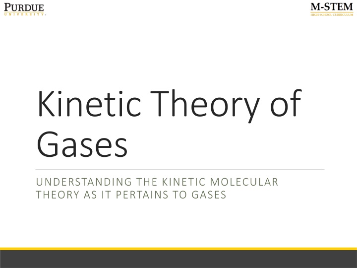 kinetic theory of gases