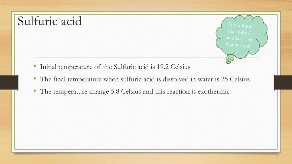 sulfuric acid