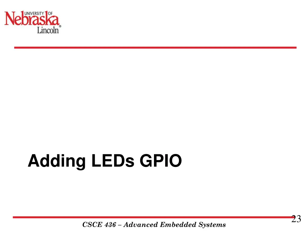 adding leds gpio