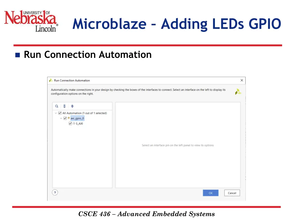 microblaze adding leds gpio 2