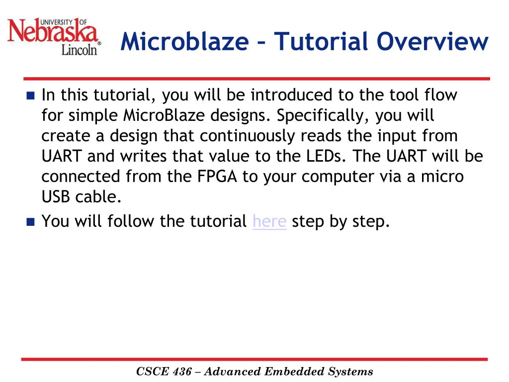 microblaze tutorial overview