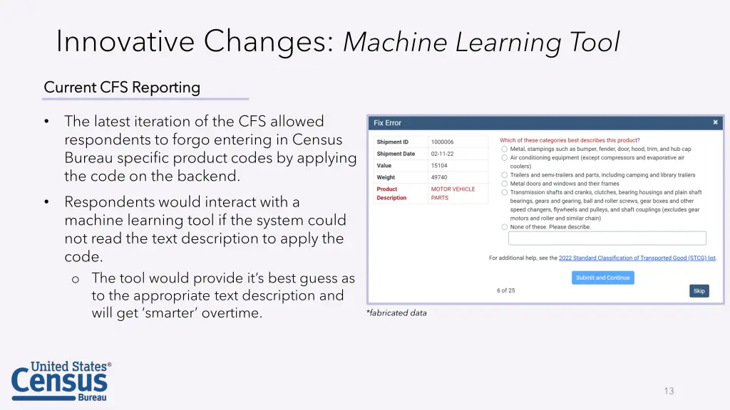 innovative changes machine learning tool 1