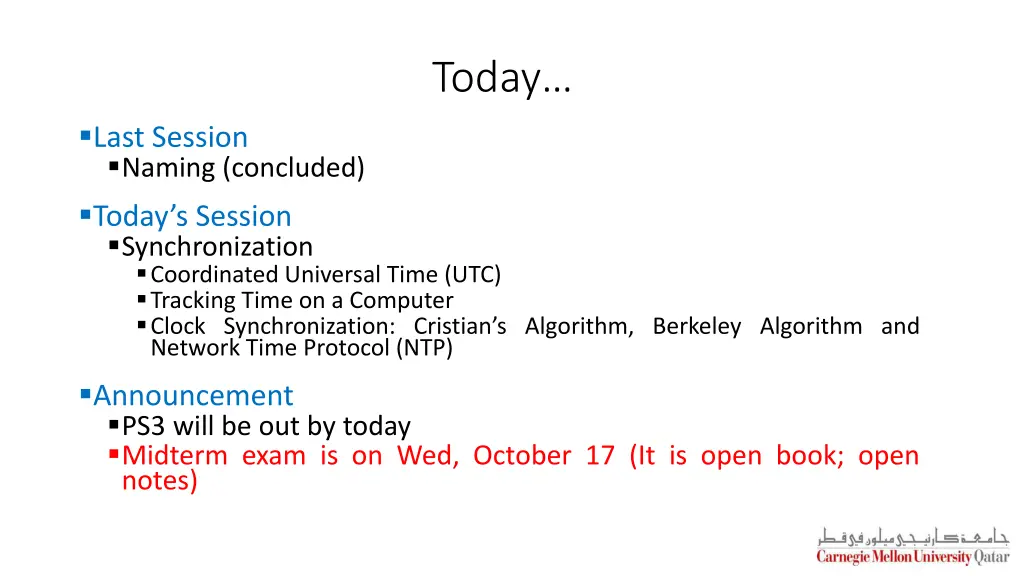 today