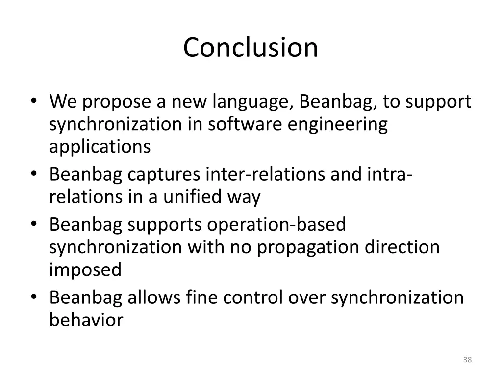 conclusion